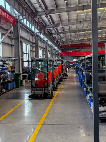 Floor Sweeper Production line 2